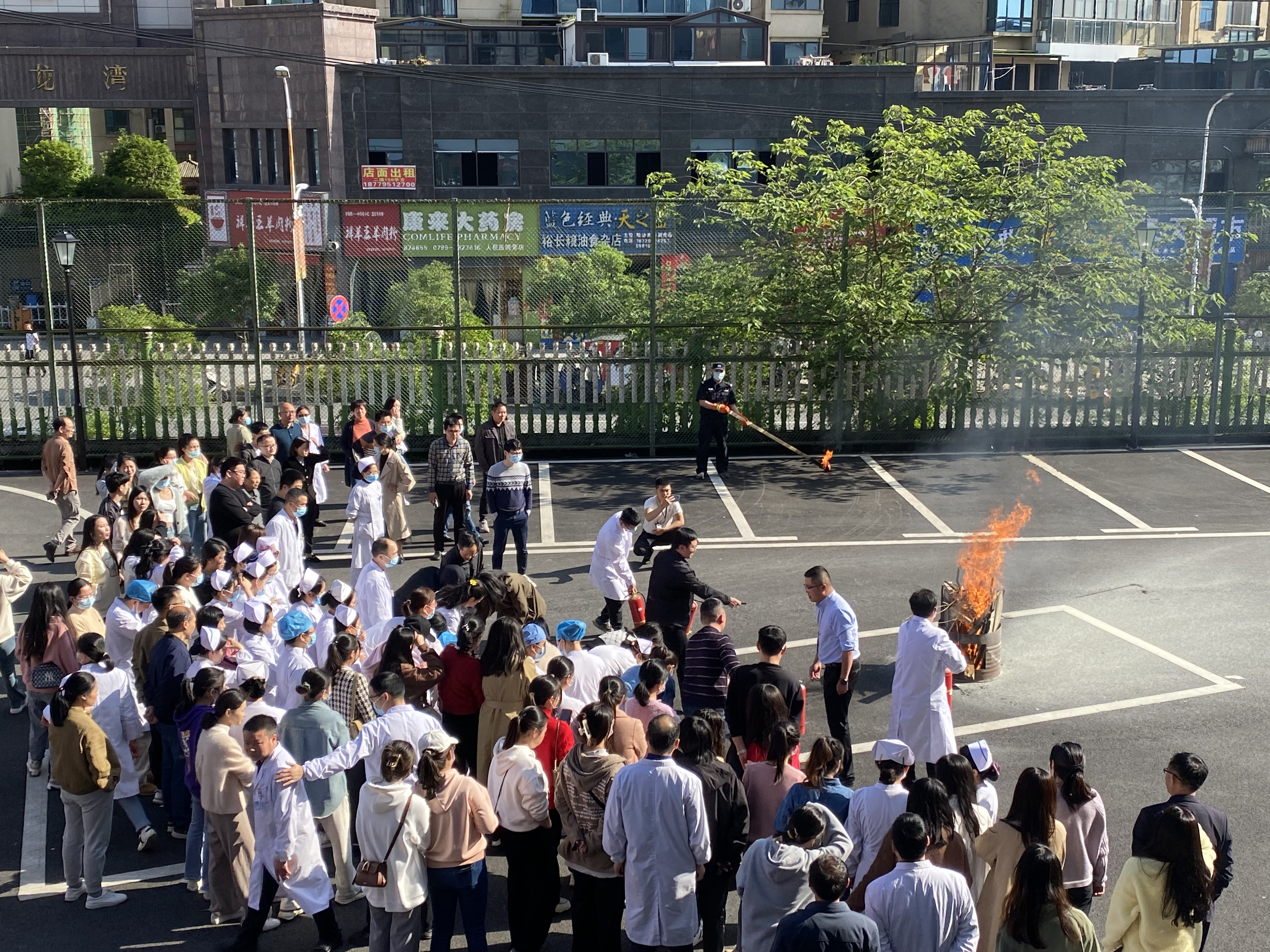以練筑防，防患未“燃”——我院開展消防安全應(yīng)急演練